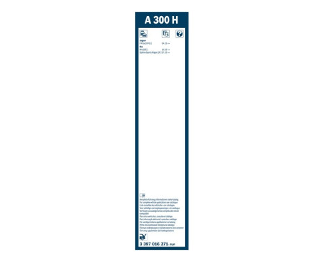 Bosch rear wiper A300H - Length: 300 mm - rear wiper blade, Image 9