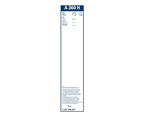Bosch rear wiper A360H - Length: 380 mm - rear wiper blade, Image 10