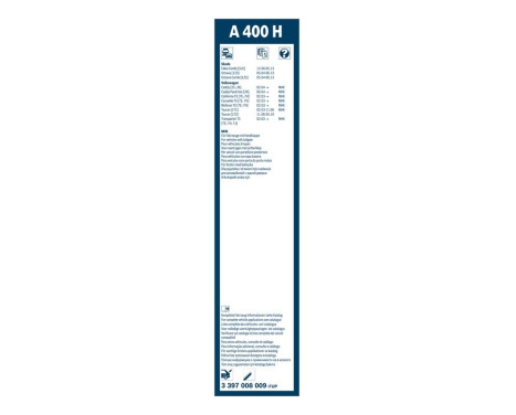 Bosch rear wiper A400H- Length: 400 mm - rear wiper blade, Image 9