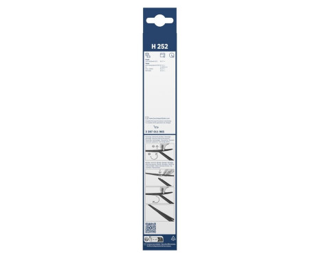 Bosch rear wiper H252 - Length: 250 mm - rear wiper blade, Image 11