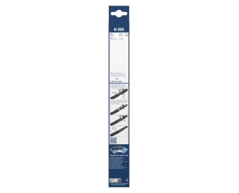 Bosch rear wiper H355 - Length: 350 mm - rear wiper blade, Image 11