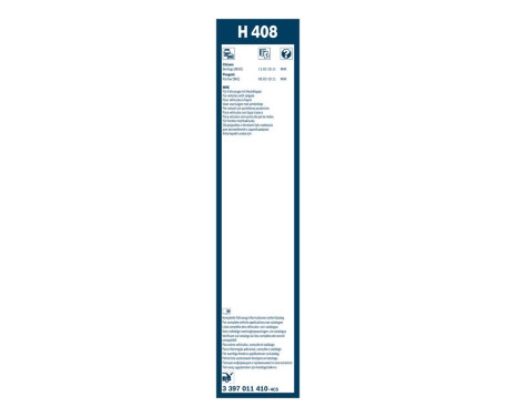 Bosch rear wiper H408 - Length: 400 mm - rear wiper blade, Image 7