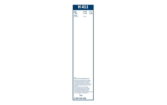 Bosch rear wiper H411 - Length: 400 mm - rear wiper blade, Image 10