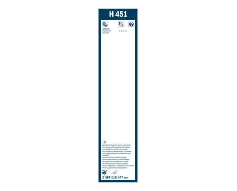 Bosch rear wiper H451 - Length: 450 mm - rear wiper blade, Image 7