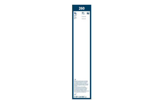 Bosch Twin 260 wiper blades - Length: 260/260 mm - set of front wiper blades, Image 3