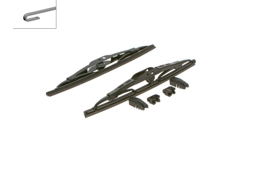 Bosch Twin 260 wiper blades - Length: 260/260 mm - set of front wiper blades, Image 4