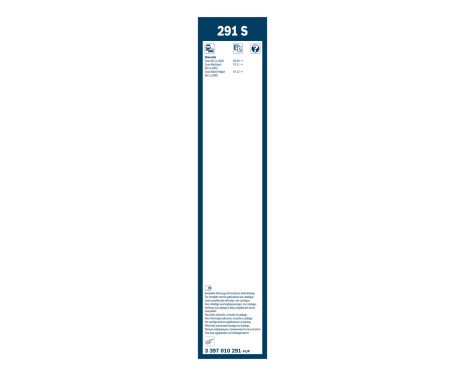 Bosch Twin 291S wiper blades - Length: 600/450 mm - set of front wiper blades, Image 3