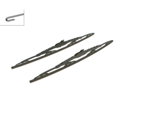 Bosch Twin 408 wiper blades - Length: 530/530 mm - set of front wiper blades, Image 4