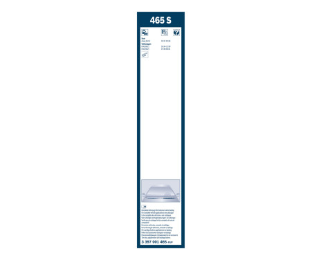 Bosch Twin 465S wiper blades - Length: 475/475 mm - set of front wiper blades, Image 3
