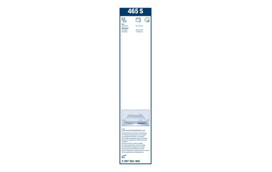 Bosch Twin 465S wiper blades - Length: 475/475 mm - set of front wiper blades, Image 9