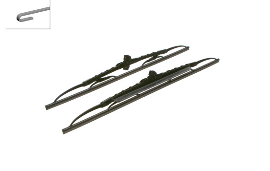 Bosch Twin 532S wiper blades - Length: 530/500 mm - set of front wiper blades, Image 4