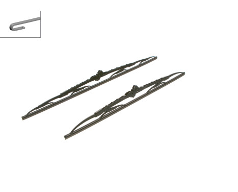 Bosch Twin 543 wiper blades - Length: 600/530 mm - set of front wiper blades, Image 4