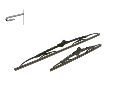 Bosch Twin 553 wiper blades - Length: 550/340 mm - set of front wiper blades, Image 4