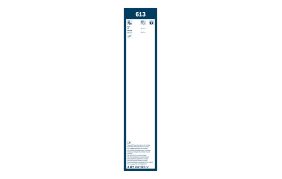 Bosch Twin 613 wiper blades - Length: 600/350 mm - set of front wiper blades, Image 3