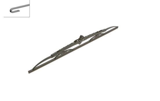 Bosch Twin Wiper Blade - 530U - Length: 530 mm - Single Front Wiper Blade, Image 4