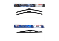 Bosch Windscreen Wiper Blades Value Pack AR500S + 380U