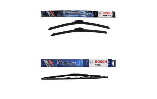 Bosch Windscreen Wiper Blades Value Pack AR550S + 450U