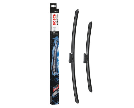 Bosch windscreen wipers Aerotwin A081S - Length: 530/400 mm - set of wiper blades for