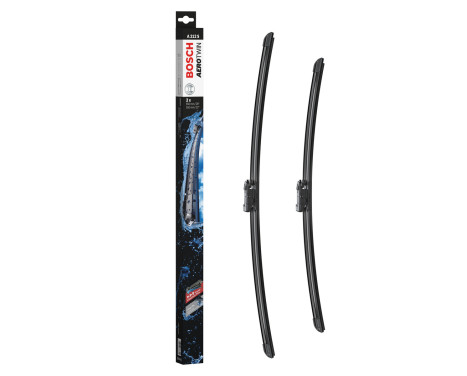 Bosch windscreen wipers Aerotwin A212S - Length: 650/550 mm - set of wiper blades for