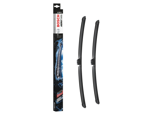 Bosch windscreen wipers Aerotwin A242S - Length: 600/550 mm - set of wiper blades for