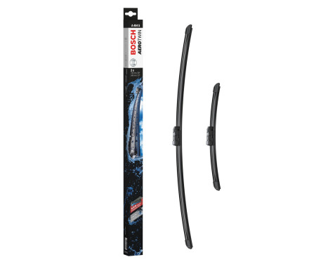 Bosch windscreen wipers Aerotwin A404S - Length: 700/340 mm - set of wiper blades for