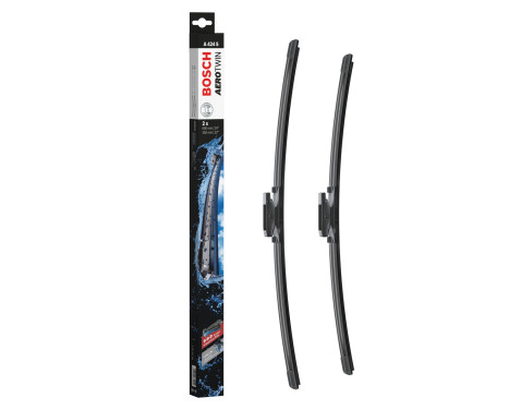 Bosch windscreen wipers Aerotwin A424S - Length: 600/550 mm - set of wiper blades for