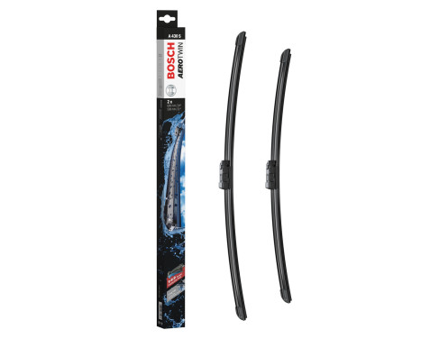 Bosch windscreen wipers Aerotwin A430S - Length: 600/530 mm - set of wiper blades for