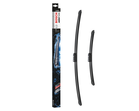 Bosch windscreen wipers Aerotwin A432S - Length: 650/380 mm - set of wiper blades for