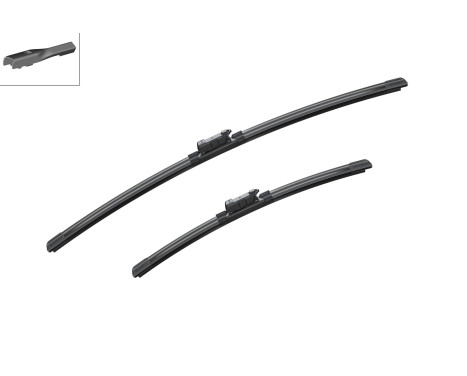 Bosch windscreen wipers Aerotwin A555S - Length: 600/400 mm - set of wiper blades for, Image 5