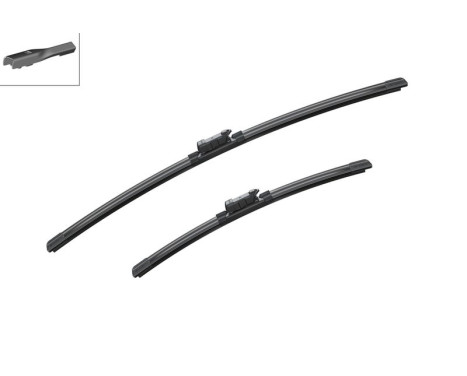 Bosch windscreen wipers Aerotwin A555S - Length: 600/400 mm - set of wiper blades for, Image 6