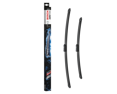 Bosch windscreen wipers Aerotwin A621S - Length: 650/500 mm - set of wiper blades for