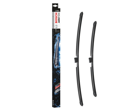 Bosch windscreen wipers Aerotwin A725S - Length: 625/500 mm - set of wiper blades for