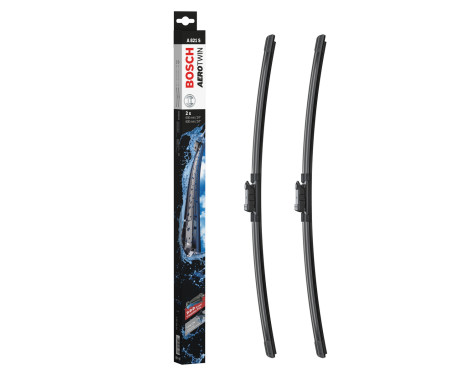 Bosch windscreen wipers Aerotwin A821S - Length: 600/600 mm - set of wiper blades for