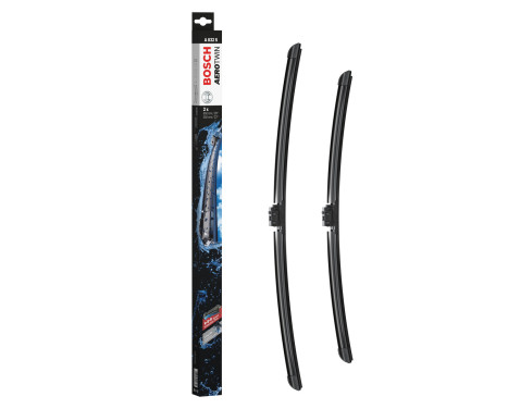 Bosch windscreen wipers Aerotwin A832S - Length: 650/550 mm - set of wiper blades for