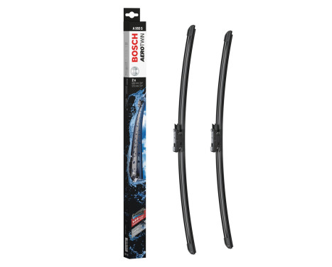 Bosch windscreen wipers Aerotwin A955S - Length: 600/575 mm - set of wiper blades for