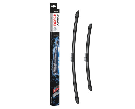 Bosch windscreen wipers Aerotwin A972S - Length: 550/400 mm - set of wiper blades for
