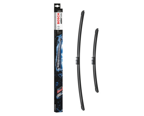 Bosch windscreen wipers Aerotwin A977S - Length: 650/425 mm - set of wiper blades for