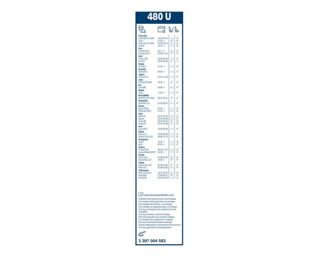 Bosch Windshield Wiper Blades Value Pack AR532S + 480U, Image 11