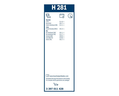 Bosch Windshield Wiper Blades Value Pack AR604S + H281, Image 27