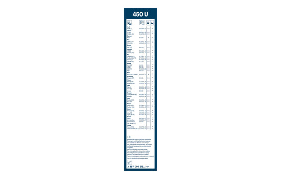 Bosch Windshield Wiper Blades Value Pack AR801S + 450U, Image 4