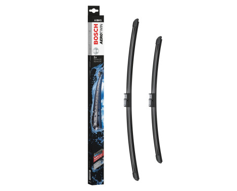 Bosch windshield wipers Aerotwin A084S - Length: 575/450 mm - set of wiper blades for