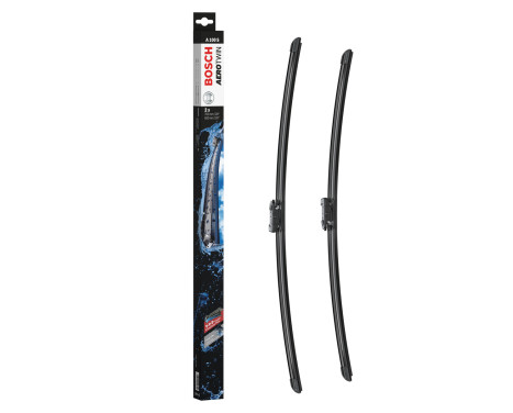 Bosch windshield wipers Aerotwin A100S - Length: 700/650 mm - set of wiper blades for