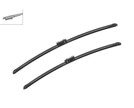 Bosch windshield wipers Aerotwin A100S - Length: 700/650 mm - set of wiper blades for, Image 3