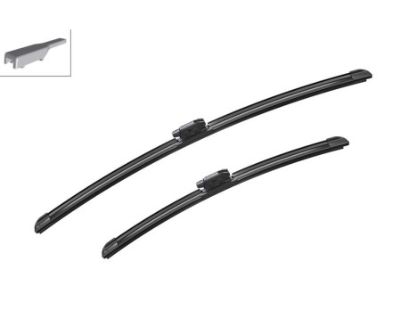 Bosch windshield wipers Aerotwin A109S - Length: 550/400 mm - set of wiper blades for, Image 6