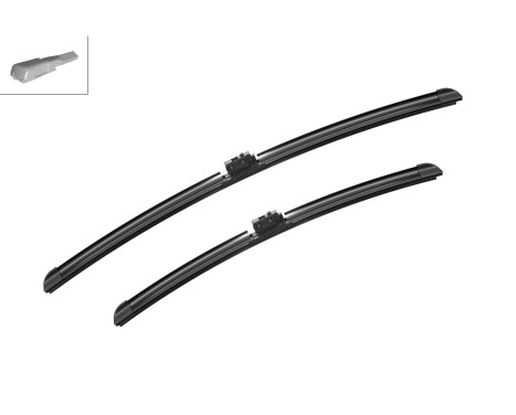 Bosch windshield wipers Aerotwin A204S - Length: 600/475 mm - set of wiper blades for, Image 5