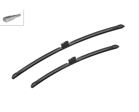 Bosch windshield wipers Aerotwin A204S - Length: 600/475 mm - set of wiper blades for, Image 6