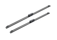 Bosch windshield wipers Aerotwin A244S - Length: 625/550 mm - set of wiper blades for