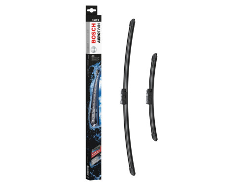 Bosch windshield wipers Aerotwin A299S - Length: 600/340 mm - set of wiper blades for