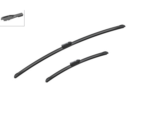 Bosch windshield wipers Aerotwin A557S - Length: 700/400 mm - set of wiper blades for, Image 5