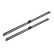 Bosch windshield wipers Aerotwin A615S - Length: 650/600 mm - set of wiper blades for, Thumbnail 2